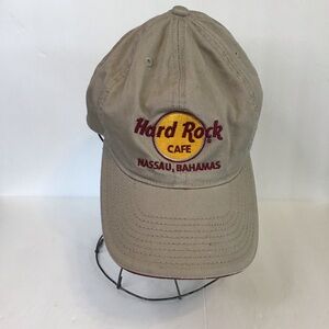 Hard Rock Cafe Unisex Tan Baseball Cap